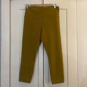 Lululemon leggings. Size 12. Antique gold colour.